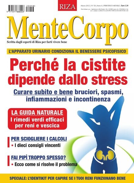 MenteCorpo – Marzo 2012 Cover