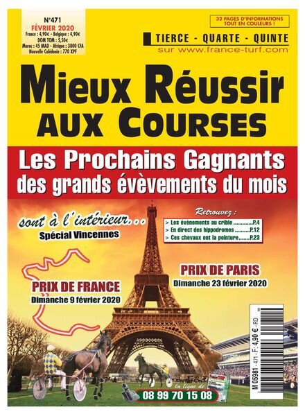 Mieux Reussir aux Courses – fevrier 2020 Cover