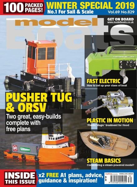 Model Boats – Issue 829 – Winter Special 2019 Cover