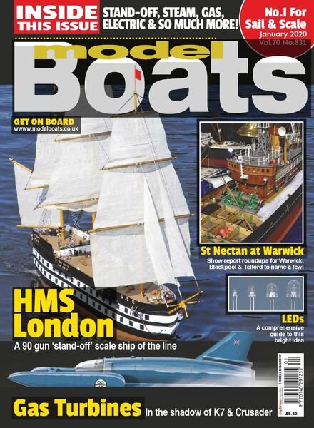 Model Boats – Issue 831 – January 2020 Cover