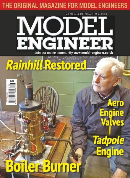 Model Engineer – Issue 4609 – 29 March 2019 Cover