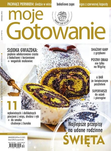 Moje Gotowanie – Grudzien 2019 Cover