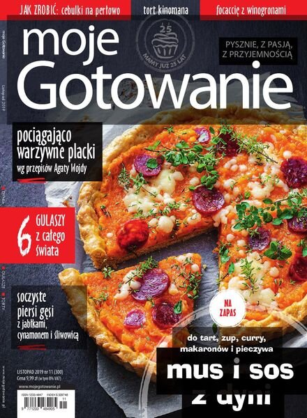 Moje Gotowanie – Listopad 2019 Cover