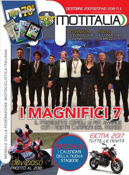 Moto.italia – Dicembre 2017 – Gennaio 2018 Cover