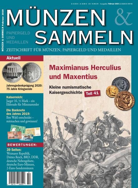 Munzen & Sammeln – Februar 2020 Cover