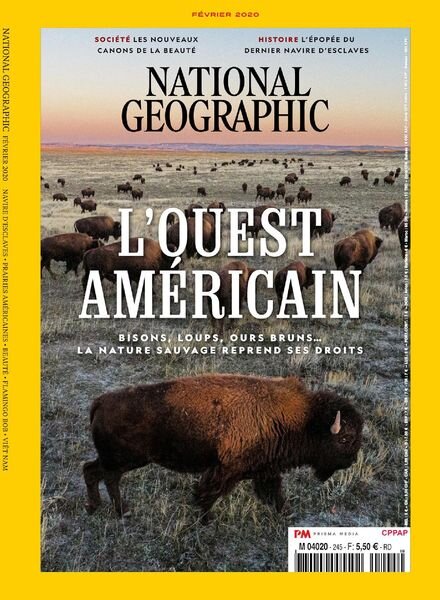 National Geographic France – Fevrier 2020 Cover