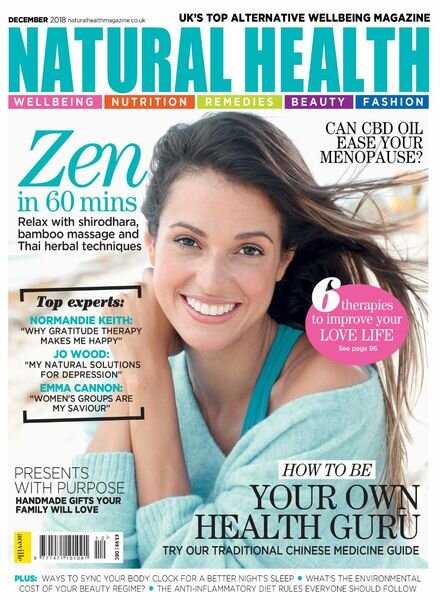 Natural Health – December 2018 Cover