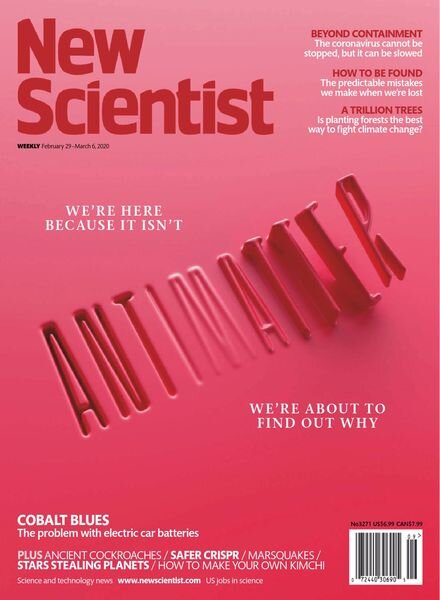 New Scientist – February 29, 2020 Cover