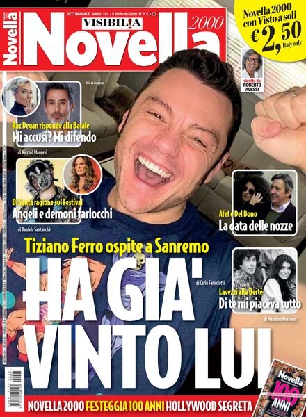 Novella 2000 – 5 Febbraio 2020 Cover