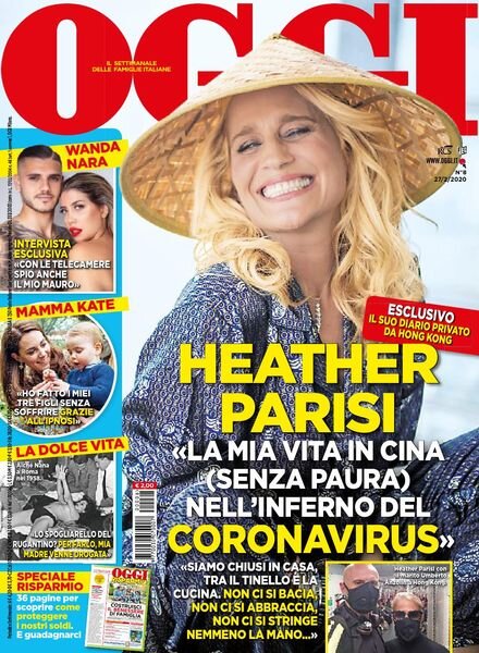 Oggi – 27 febbraio 2020 Cover
