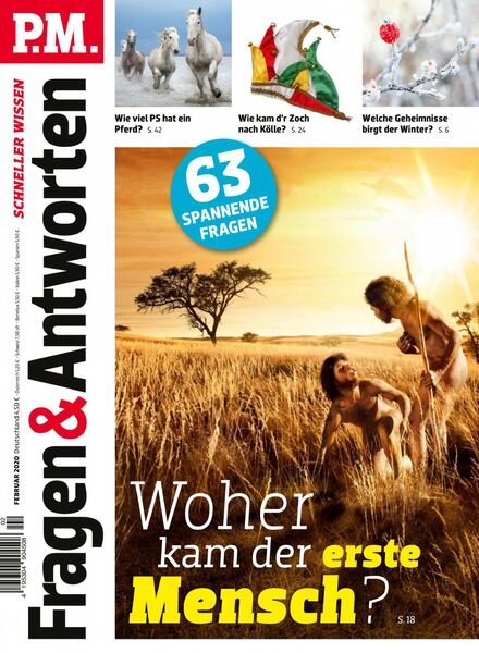 P.M Fragen & Antworten – Februar 2020 Cover