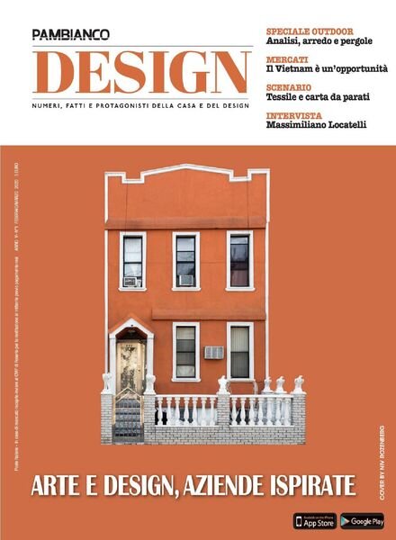 Pambianco Design – Febbraio-Marzo 2020 Cover