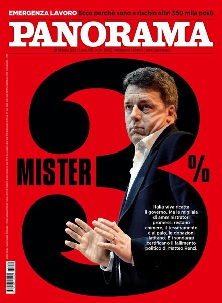 Panorama Italia – 26 Febbraio 2020 Cover