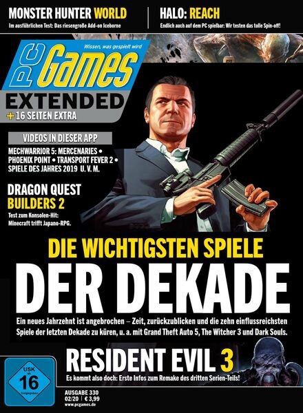 PC Games Germany – Februar 2020 Cover