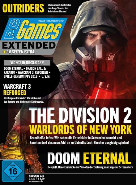 PC Games Germany – Marz 2020 Cover