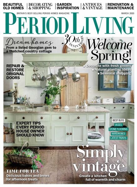 Period Living – March 2020 Cover