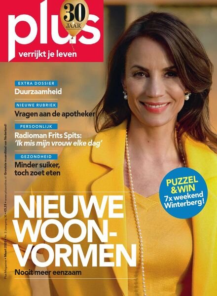 Plus Magazine Netherlands – Maart 2020 Cover