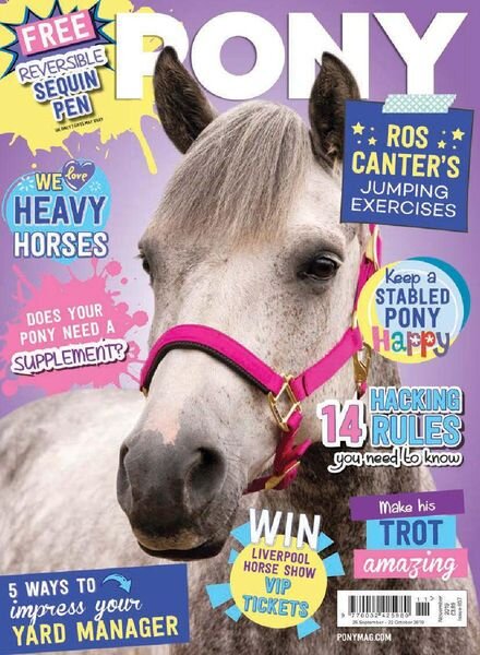 Pony Magazine – Issue 857 – November 2019 Cover