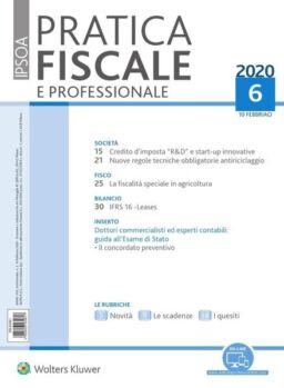 Pratica Fiscale e Professionale – 10 Febbraio 2020