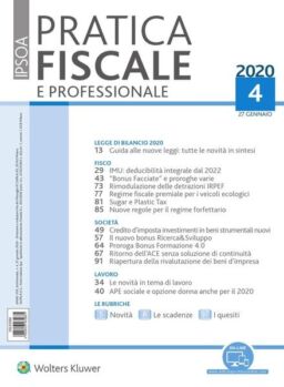 Pratica Fiscale e Professionale – 27 Gennaio 2020