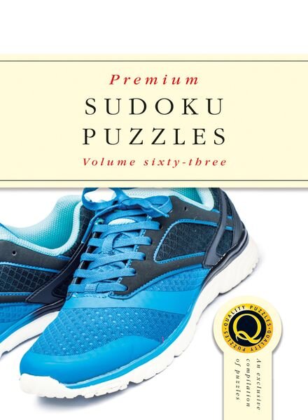 Premium Sudoku Puzzles – Volume 63 – January 2020 Cover