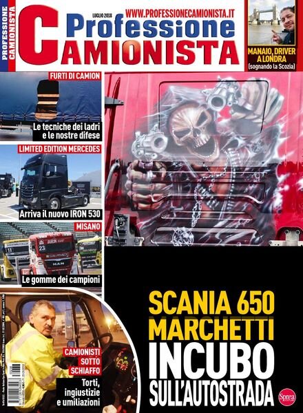 Professione Camionista – Luglio 2018 Cover