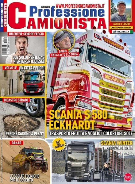 Professione Camionista – Marzo 2020 Cover