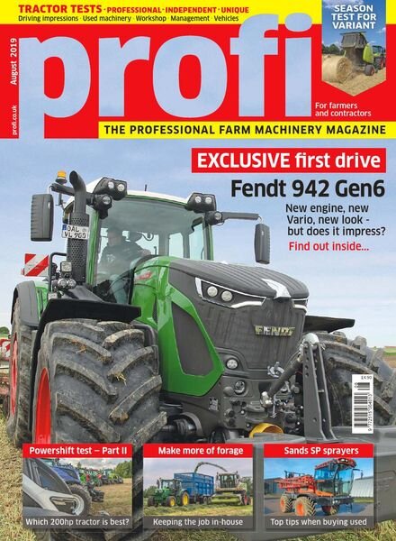 Profi International – August 2019 Cover