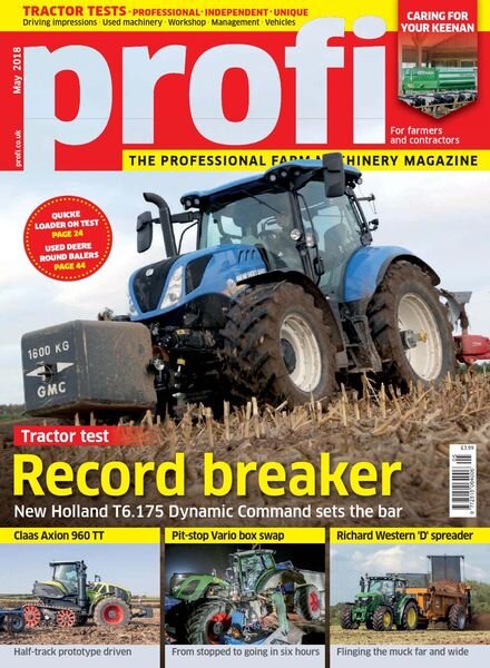 Profi International – May 2018 Cover