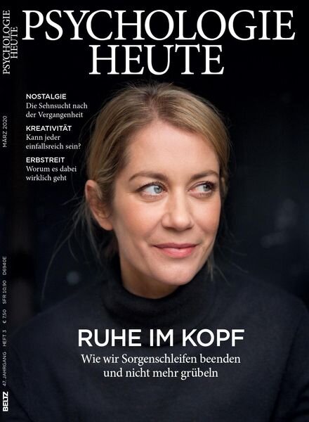 Psychologie Heute – Marz 2020 Cover
