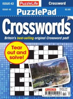 PuzzleLife PuzzlePad Crosswords – Issue 42 – January 2020