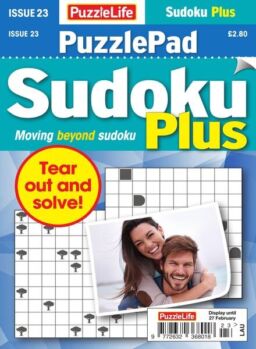 PuzzleLife PuzzlePad Sudoku Plus – Issue 23 – January 2020