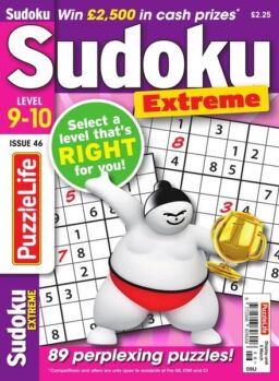 PuzzleLife Sudoku Extreme – Issue 46 – February 2020