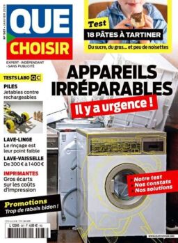 Que Choisir – Janvier 2020