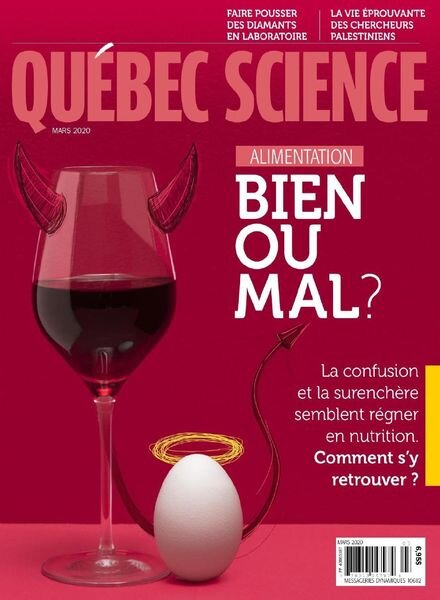 Quebec Science – Mars 2020 Cover