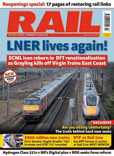 Rail – Issue 853 – May 23, 2018 Cover