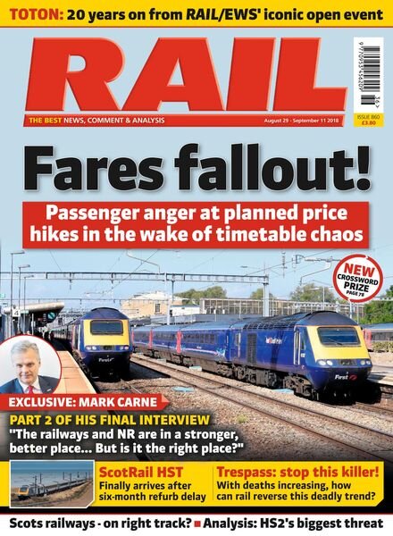 Rail – Issue 860 – August 29, 2018 Cover