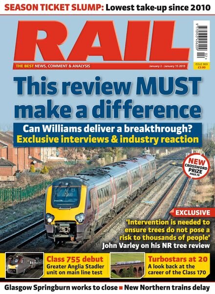 Rail – Issue 869 – Januar 2, 2019 Cover