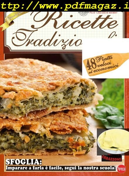 Ricette Tradizionali – Marzo 2018 Cover