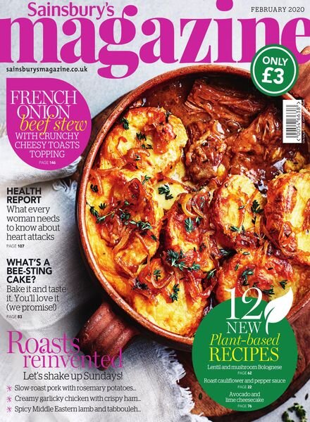 Sainsbury’s Magazine – February 2020 Cover