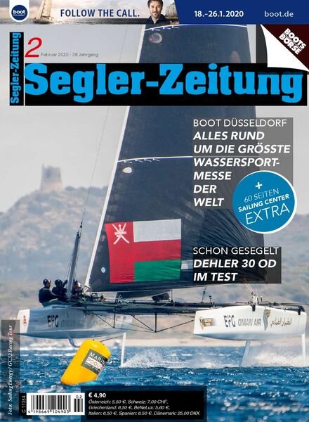 Segler-Zeitung – Februar 2020 Cover