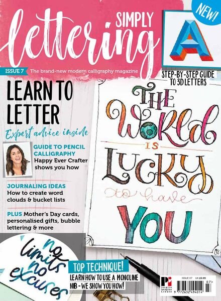 Simply Lettering – Issue 7 – January 2020 Cover