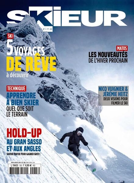 Skieur Magazine – fevrier 2020 Cover
