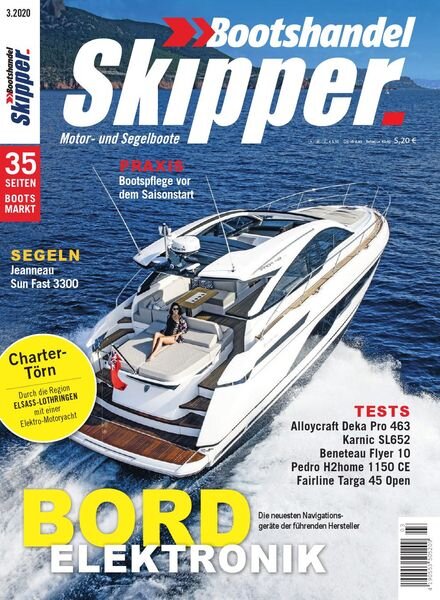 Skipper Bootshandel – Februar 2020 Cover