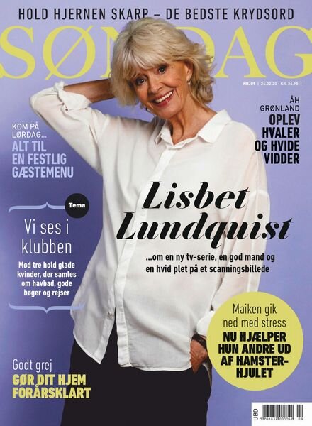 Sondag – 24 februar 2020 Cover