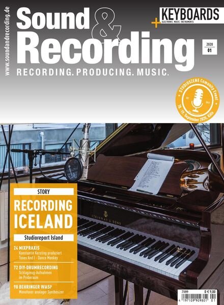 Sound & Recording – Januar 2020 Cover