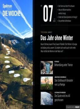 Spektrum Die Woche – 14 Februar 2020