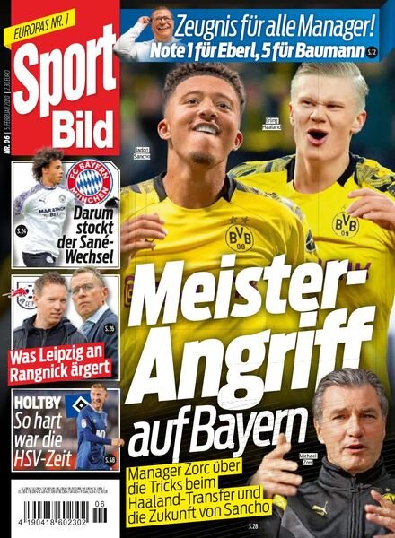 Sport Bild – 05 Februar 2020 Cover