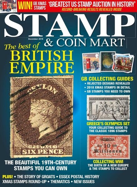 Stamp Collector – December 2018 Cover