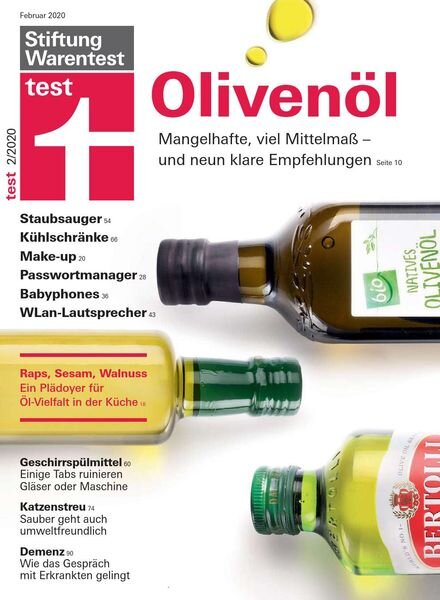 Stiftung Warentest Test – Februar 2020 Cover
